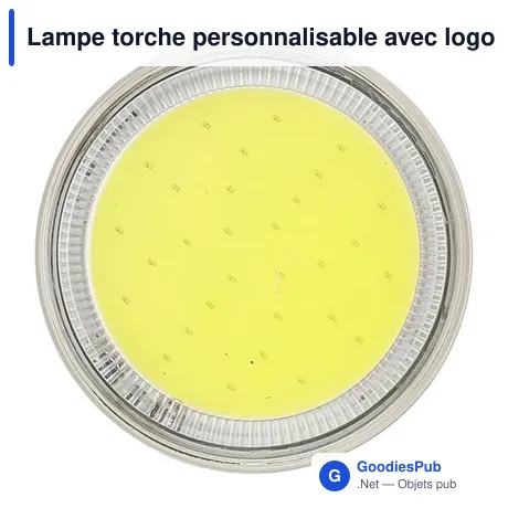 Lampe torche personnalisable avec logo - Lampe magnétique mini COB Dan