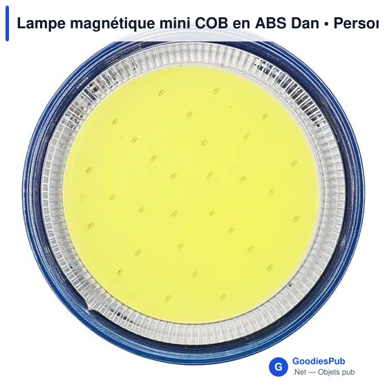 Lampe torche personnalisable avec logo - Lampe magnétique mini COB Dan - Image 7