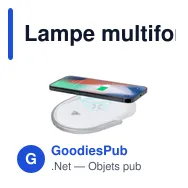 Lampe multifonction personnalisable avec logo - Cranston - Miniature 6