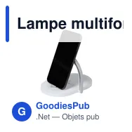 Lampe multifonction personnalisable avec logo - Cranston - Miniature 7