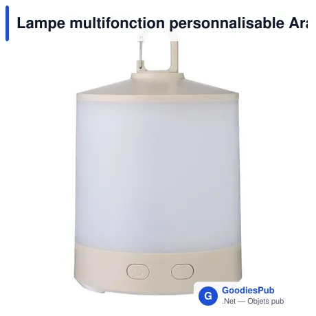 Lampe multifonction personnalisable Araminta avec logo