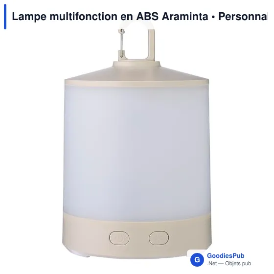 Lampe multifonction personnalisable Araminta avec logo - Image 1