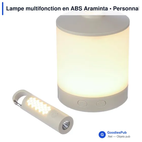 Lampe multifonction personnalisable Araminta avec logo - Image 2