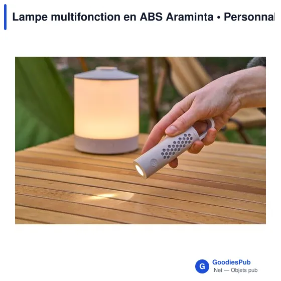 Lampe multifonction personnalisable Araminta avec logo - Image 11