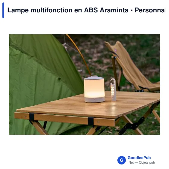 Lampe multifonction personnalisable Araminta avec logo - Image 12