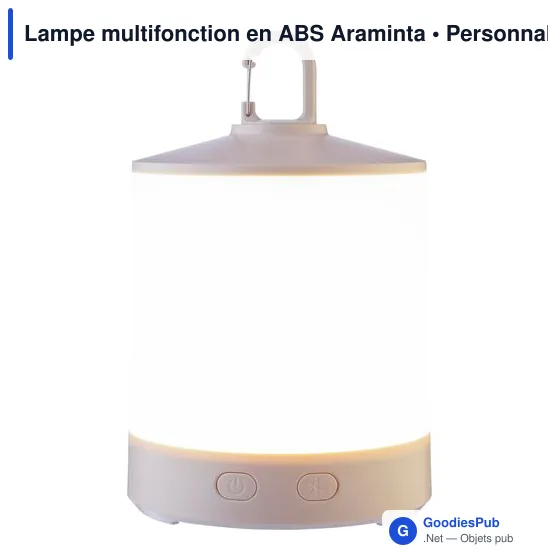 Lampe multifonction personnalisable Araminta avec logo - Image 3