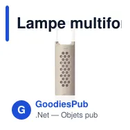 Lampe multifonction personnalisable Araminta avec logo - Miniature 4