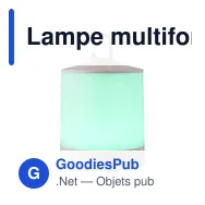 Lampe multifonction personnalisable Araminta avec logo - Miniature 6