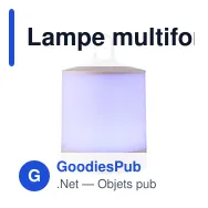 Lampe multifonction personnalisable Araminta avec logo - Miniature 7