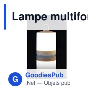 Lampe multifonction personnalisable Araminta avec logo - Miniature 8