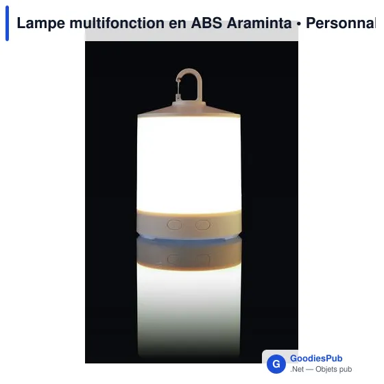 Lampe multifonction personnalisable Araminta avec logo - Image 8