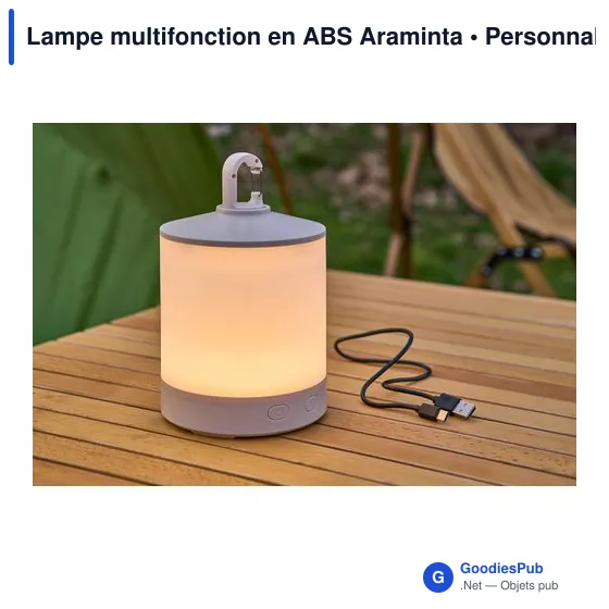 Lampe multifonction personnalisable Araminta avec logo - Image 10