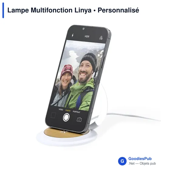 Lampe Multifonction personnalisable Linya avec logo - Image 4