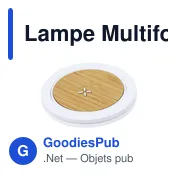 Lampe Multifonction personnalisable Linya avec logo - Miniature 5