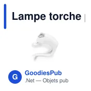 Lampe torche personnalisable Myrto avec logo pour entreprises - Miniature 2