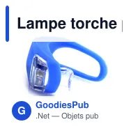 Lampe torche personnalisable Myrto avec logo pour entreprises - Miniature 3