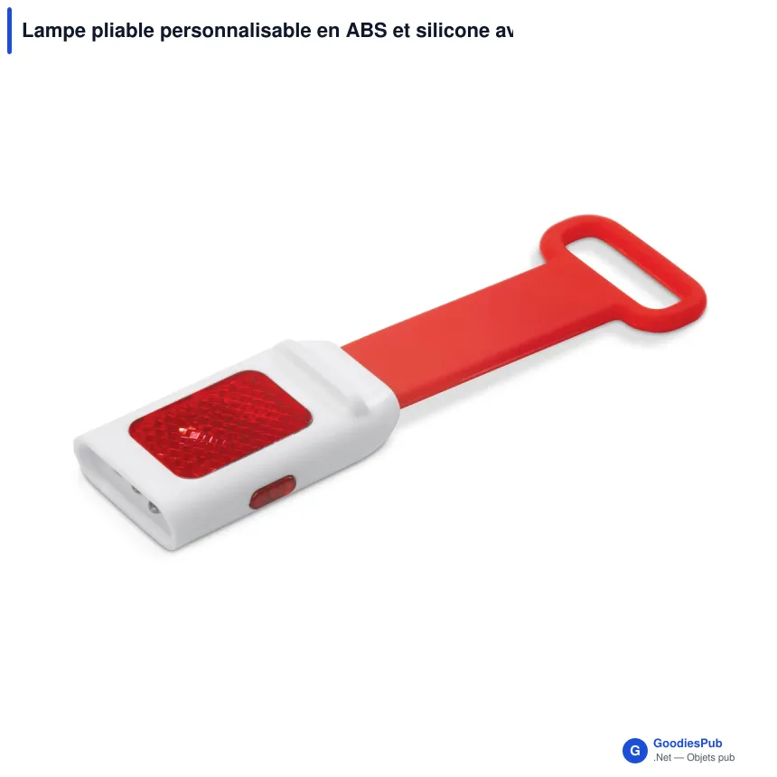 Lampe pliable personnalisable en ABS et silicone avec logo - Flex - Image 4