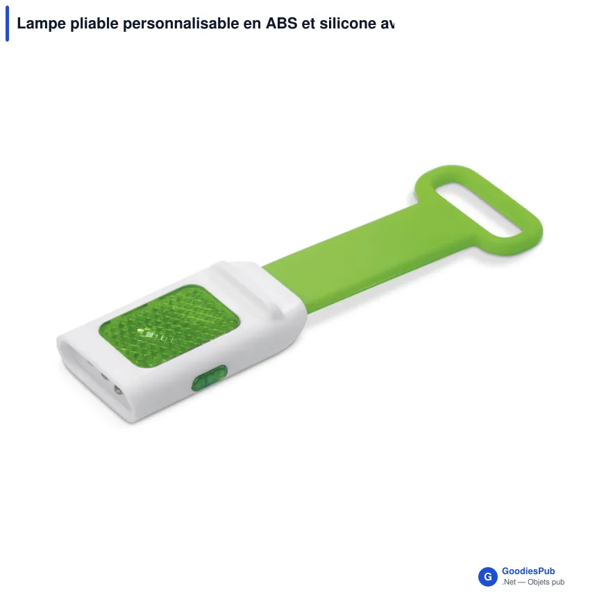 Lampe pliable personnalisable en ABS et silicone avec logo - Flex - Image 5