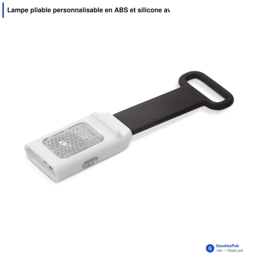 Lampe pliable personnalisable en ABS et silicone avec logo - Flex - Image 6