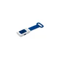 Variante Bleu - Lampe pliable personnalisable en ABS et silicone avec logo - Flex