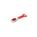 Variante Rouge - Lampe pliable personnalisable en ABS et silicone avec logo - Flex