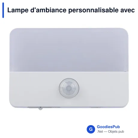 Lampe d'ambiance personnalisable avec logo - Ari