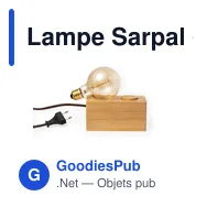 Lampe Sarpal - Miniature 2