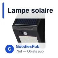 Lampe solaire personnalisable avec logo - 20 LED COB Briony - Miniature 2