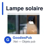 Lampe solaire personnalisable avec logo - 20 LED COB Briony - Miniature 6