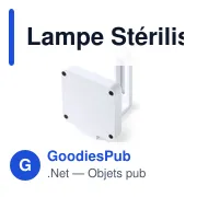 Lampe stérilisateur UV personnalisable avec chargeur sans fil - Blayavec logo - Miniature 4
