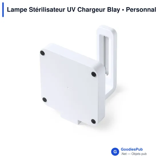 Lampe stérilisateur UV personnalisable avec chargeur sans fil - Blayavec logo - Image 4