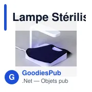 Lampe stérilisateur UV personnalisable avec chargeur sans fil - Blayavec logo - Miniature 7