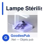 Lampe stérilisateur UV personnalisable avec chargeur sans fil - Blayavec logo - Miniature 8
