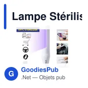 Lampe Stérilisateur UV personnalisable avec logo pour entreprises - Miniature 1
