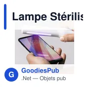 Lampe Stérilisateur UV personnalisable avec logo pour entreprises - Miniature 3
