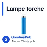 Lampe torche à LED - Miniature 1