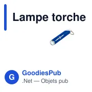 Lampe torche à LED - Miniature 7