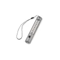 Variante Argent - Lampe torche personnalisable 5 + 8 LED aimantée avec logo - Aluminium