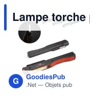 Lampe torche personnalisable à LED COB avec logo - COB - Miniature 1