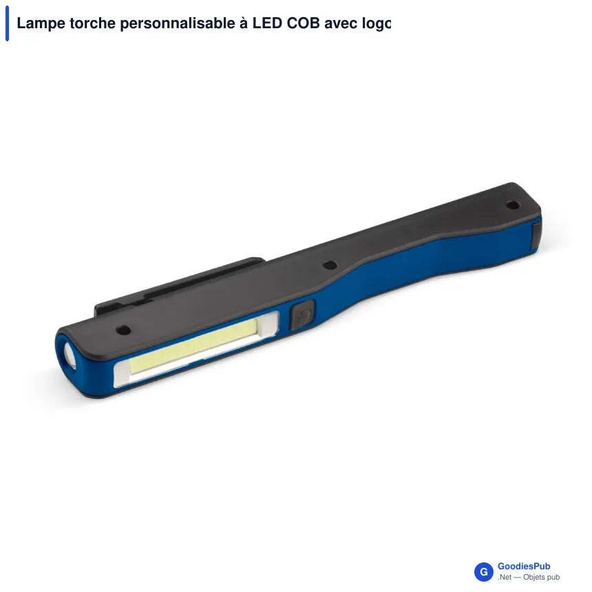 Lampe torche personnalisable à LED COB avec logo - COB - Image 2