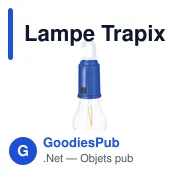 Lampe Trapix - Miniature 1