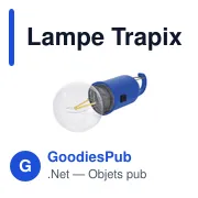 Lampe Trapix - Miniature 3