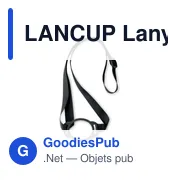 LANCUP Lanyard porte-gobelet 6cm - Miniature 2
