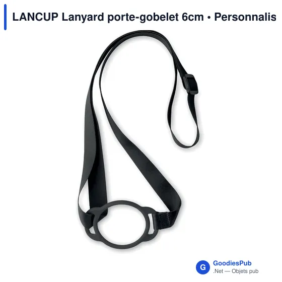LANCUP Lanyard porte-gobelet 6cm - Image 2