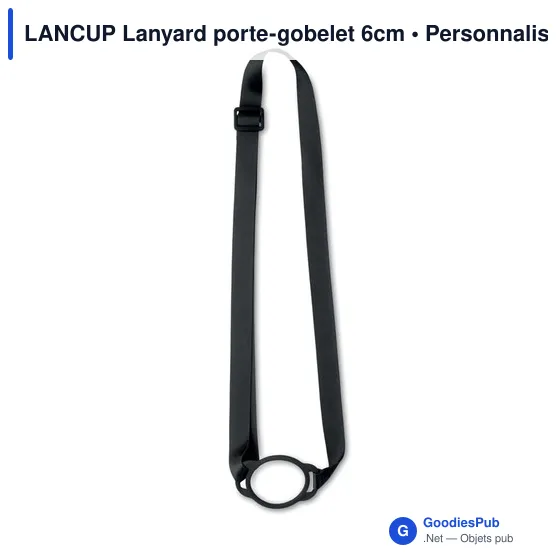 LANCUP Lanyard porte-gobelet 6cm - Image 3