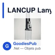 LANCUP Lanyard porte-gobelet 6cm - Miniature 4