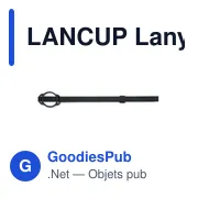 LANCUP Lanyard porte-gobelet 6cm - Miniature 5
