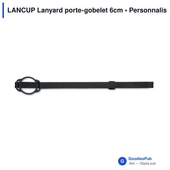 LANCUP Lanyard porte-gobelet 6cm - Image 5