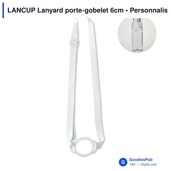 LANCUP Lanyard porte-gobelet 6cm - Image 6