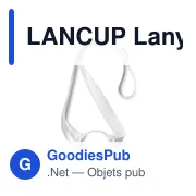 LANCUP Lanyard porte-gobelet 6cm - Miniature 7
